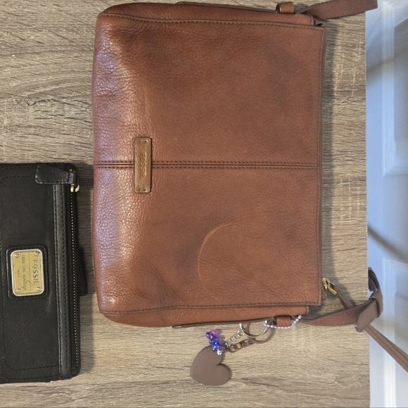 Fossil Leather Purse and Wallet Set vintage - Picture 8 of 16